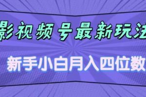 影视号最新玩法，新手小白月入四位数，零粉直接上手【揭秘】